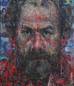 FISHER William 1891-1985,self portrait, head and shoulders,1960,Morphets GB 2022-09-08