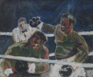 FISHON G 1900-1900,The Boxing Match,1992,Bamfords Auctioneers and Valuers GB 2018-04-25