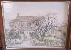 FISHWICK Patricia 1929,House, North Bovey,1978,Bonhams GB 2012-03-28