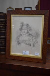 FISK William Henry 1827-1884,Drawing of a Lady,Vickers & Hoad GB 2017-06-04