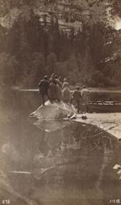 FISKE George 1835-1918,Groupe de dos dans le Yosemite, USA,Yann Le Mouel FR 2014-07-10