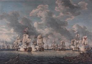 FITTLER James,The Battle of the Saintes, 12th April 1782,Bellmans Fine Art Auctioneers 2021-10-12