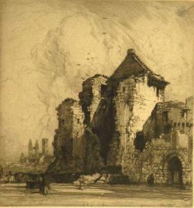 FITTON E. Hedley 1859-1929,'St Andrew'sCastle', Fife',Halls GB 2009-02-13