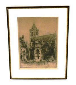 FITTON E. Hedley 1859-1929,Notre Dame, Bourges,Winter Associates US 2012-09-10