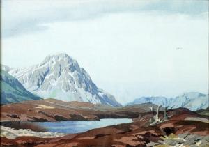 FITTON H 1800-1900,Highland landscape Buchaille Etive,Capes Dunn GB 2016-02-23