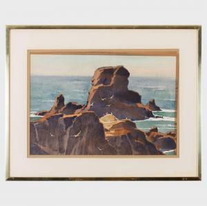 FITZGERALD Edmond James 1912-1989,Seascapes,1946,Stair Galleries US 2023-09-07