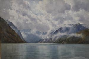 FITZGERALD Frederick R. 1897-1938,Norwegian Fjord Scene,Rowley Fine Art Auctioneers GB 2022-09-10