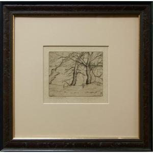 FITZGERALD Lionel Lemoine 1890-1956,TREES IN WINTER,Waddington's CA 2023-12-14