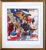 FLACK Audrey 1931,Fourth of July Still Life,1975,Ro Gallery US 2023-07-01
