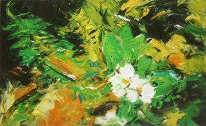 FLAHERTY Michael 1950,White Flowers,De Veres Art Auctions IE 2008-04-07