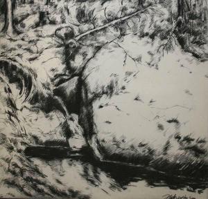 FLAHERTY Mick,River Landscape,1988,De Veres Art Auctions IE 2010-05-10