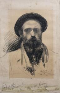 FLAMENT Edouard Casimir Arthur 1871-1943,Portrait d'homme au turban,Osenat FR 2013-01-27