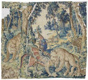 FLANDERS Wim 1943,LION ATTACKING A DRAGON, 'PUGNAE FERARUM',Sotheby's GB 2017-10-24