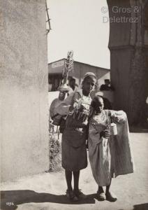 FLANDRIN Marcelin 1889-1957,Femmes berbères. Meknès. Kasbah,1930,Gros-Delettrez FR 2020-12-13