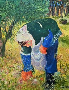 FLANET Georges 1937,A Woman in a Garden,1997,Nadeau US 2023-01-28