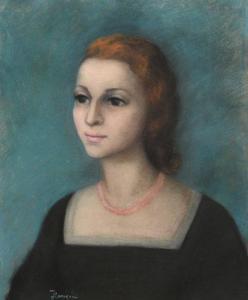 FLANGINI Giuseppe 1898-1961,Giovane donna,Meeting Art IT 2021-06-25