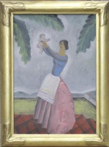 FLANNERY Vaughn 1898-1955,A Spanish Mother,1927,Clars Auction Gallery US 2011-03-13
