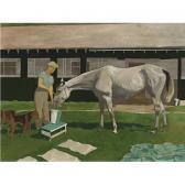 FLANNERY Vaughn 1898-1955,adile (grey mare at belmont park),1951,Sotheby's GB 2004-10-28