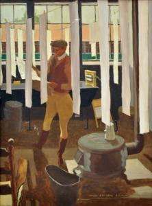 FLANNERY Vaughn,Boiler Room, Greentree Stable - Belmont,1949,Clars Auction Gallery 2011-02-06