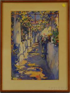 FLANNIGAN Lucy 1800-1900,Arbor in Capri.,Skinner US 2012-07-18