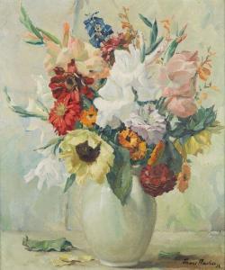 FLASHAR Bruno 1887-1961,Bouquet de fleurs,1934,Kapandji Morhange FR 2023-04-28