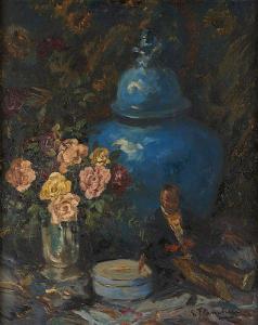 FLASSCHOEN Gustave 1868-1940,La potiche,Horta BE 2017-12-11