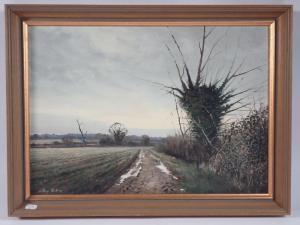 FLATT Geoffrey V,winter landscape,Smiths of Newent Auctioneers GB 2024-01-04