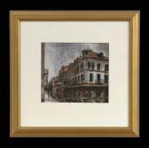 FLATTMANN Alan R 1946,Gray Day at the Napoleon House,New Orleans Auction US 2014-01-24