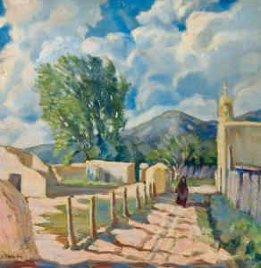 FLECK Joseph Amadeus 1892-1977,Taos Spring,Scottsdale Art Auction US 2023-04-14