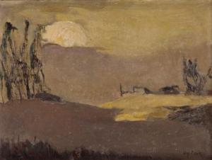 FLECK Wojciech 1903-1972,Landscape with the sun,Desa Unicum PL 2018-10-25