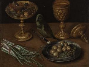 FLEGEL Georg 1563-1638,Still Life with Parrot,Auctionata DE 2016-10-18