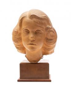 FLEISCHMANN Arthur John 1896-1990,Bust of a Katherine Mc Clure-Sm,1942,Bearnes Hampton & Littlewood 2023-01-17