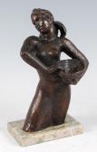 FLEISCHMANN Arthur John 1896-1990,study of a semi-nude woman,Lacy Scott & Knight GB 2019-03-22