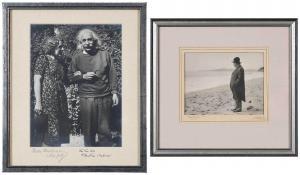 FLEISCHMANN Trude 1895-1990,Einstein and an unidentified woman,1947,Brunk Auctions US 2023-02-03