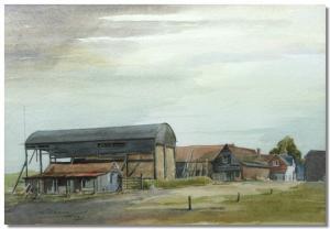 FLEMING Robert,Farmyard scene with barn and farmhouse,Gilding's GB 2009-03-24
