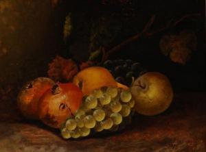 FLEMING W.B 1800-1800,Still life with fruit,1873,Bruun Rasmussen DK 2020-11-16