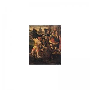 FLEMISH SCHOOL,christ on the road to calvary,Sotheby's GB 2001-12-10