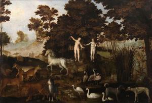 FLEMISH SCHOOL,Le Paradis avec Adam et Eve,1620,Pestel-Debord FR 2023-07-04
