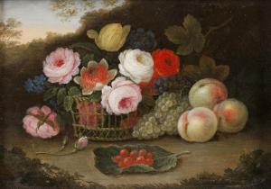 FLEMISH SCHOOL,Still life with grapes and roses,1800,Bonhams GB 2013-10-17