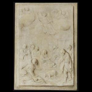 FLEMISH SCHOOL,TROMPE L'OEIL MARBLE RELIEF OF THE ADORATION OF THE SHEPHERDS,Sotheby's GB 2010-06-03