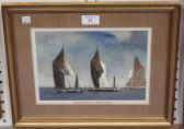 FLEMMING Anthony 1900-1900,Sailing Barges on the River Medway,Tooveys Auction GB 2018-07-11