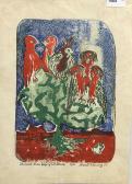 FLEMMING Diane 1900-1900,The First Three Days of Christmas,1957,Clars Auction Gallery US 2014-05-17