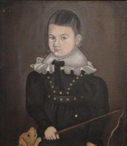 FLETCHER Aaron Dean 1817-1902,portrait of Lucius R. Barry,Nadeau US 2020-10-24