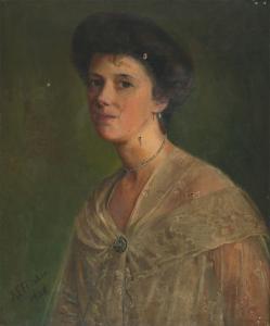 FLETCHER Alma Edna,PORTRAIT OF AN EDWARDIAN LADY,Ross's Auctioneers and values IE 2024-03-20