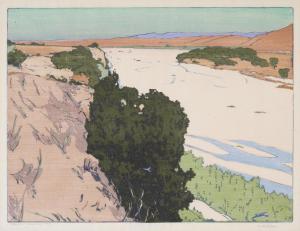 FLETCHER Frank Morley 1866-1949,California Salinas River,1927,Bonhams GB 2023-10-03