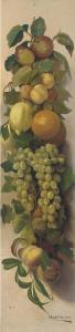 FLETCHER Hugh 1880-1920,A swag of plums, peaches, grapes, pomegranates and,Christie's GB 2004-05-27