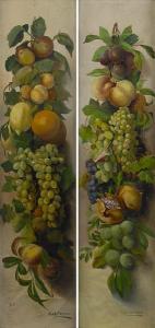 FLETCHER Hugh 1880-1920,A swag of various fruit,Bonhams GB 2009-09-27