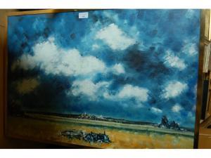 FLETCHER Roy,Rural scene and shipping scene,Lawrences of Bletchingley GB 2009-07-14