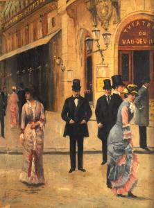 FLEURY A 1900-1900,A Parisian Street Scene,John Nicholson GB 2013-05-22