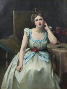 FLEURY Fanny Laurent 1848-1940,Yvonne and Bobette,Fonsie Mealy Auctioneers IE 2020-09-28